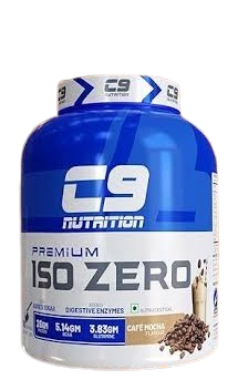 C9 Nutrition ISO Zero cafe mocha protein tub