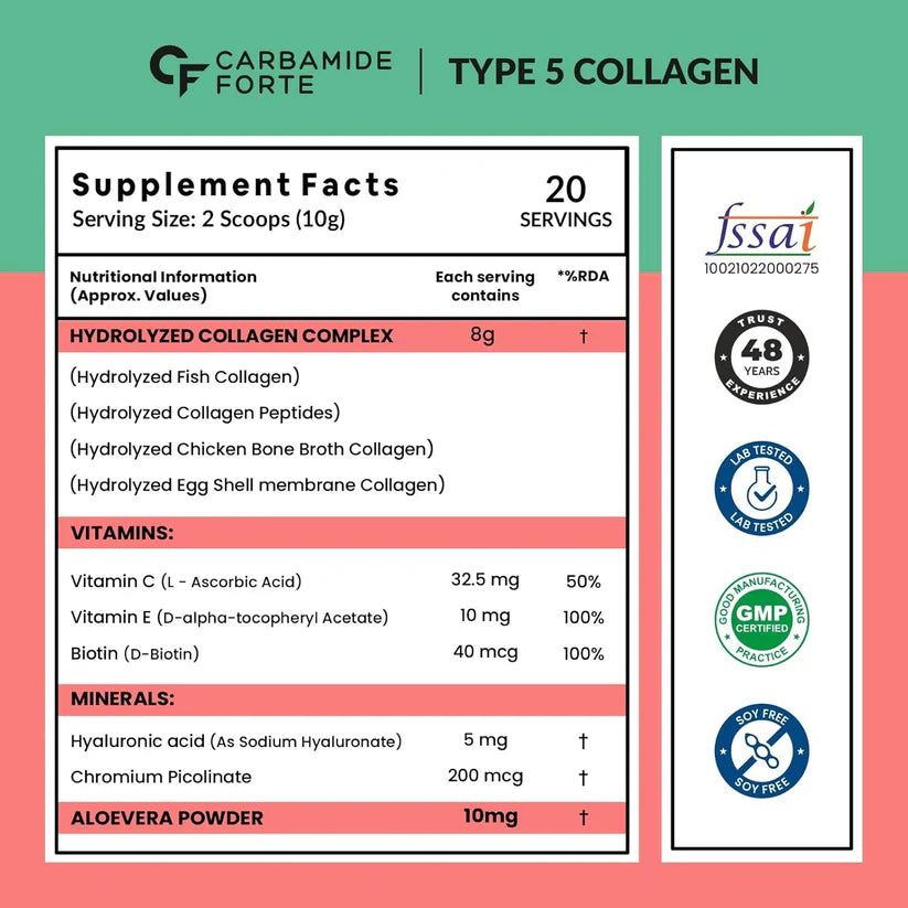 Carbamide Forte Multi Collagen Watermelon Flavor 200g