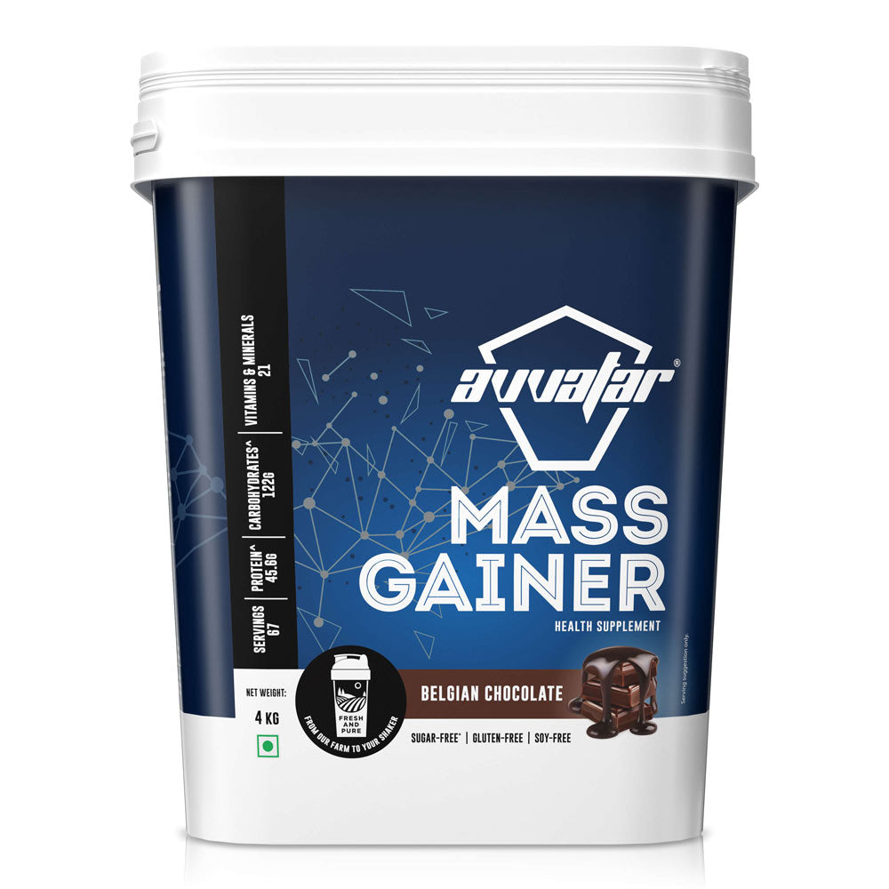 Avvatar Mass Gainer 4KG – High-Calorie Protein Supplement for Muscle Gain
