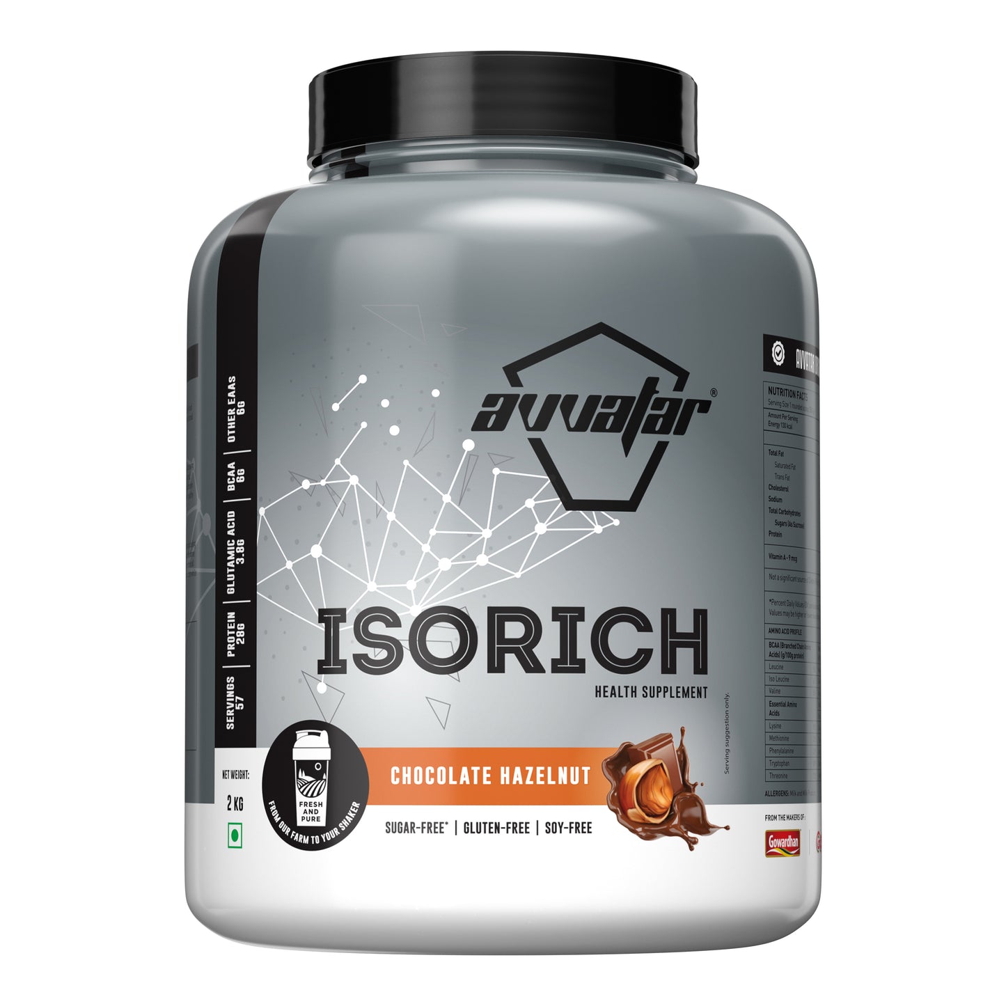 Avvatar Isorich Whey Protein Powder 2kg