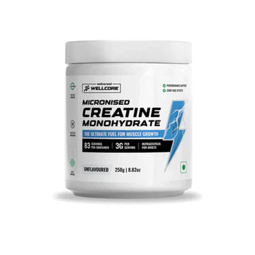 Wellcore Micronized Creatine – Pure Creatine Monohydrate for Strength & Muscle Gain