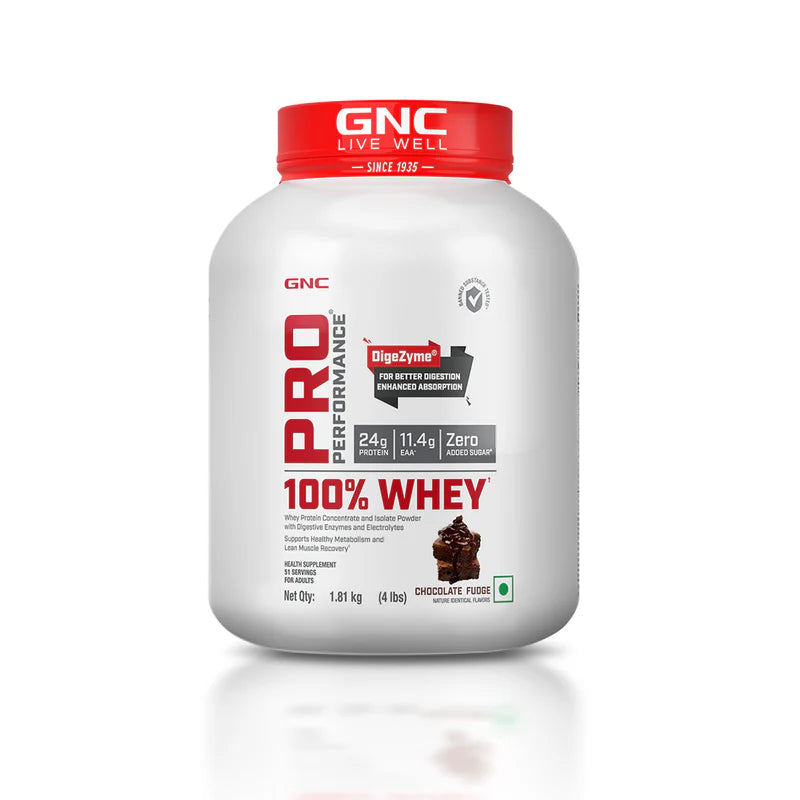 GNC Pro Performance 100% Whey Protein Powder 4 Lbs