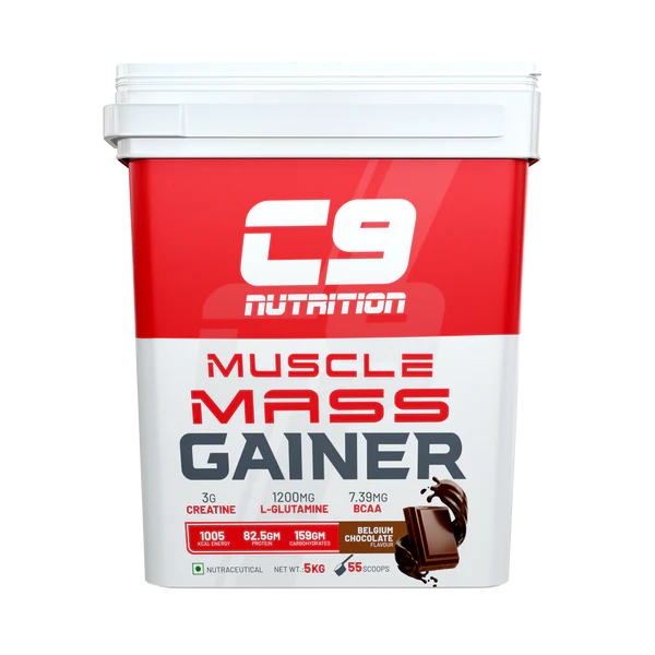 C9 Nutrition Muscle Mass Gainer 5Kg (Belgium Chocolate Flavour)