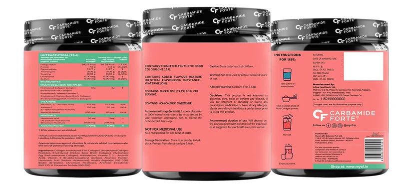 Carbamide Forte Multi Collagen Watermelon Flavor 200g