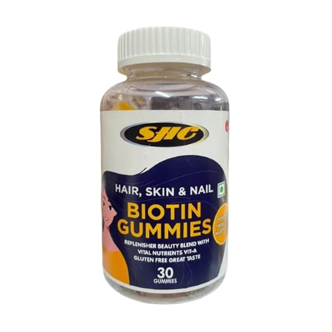 SHC Biotin Gummies for Hair Skin and Nails – 30 Gummies Bottle
