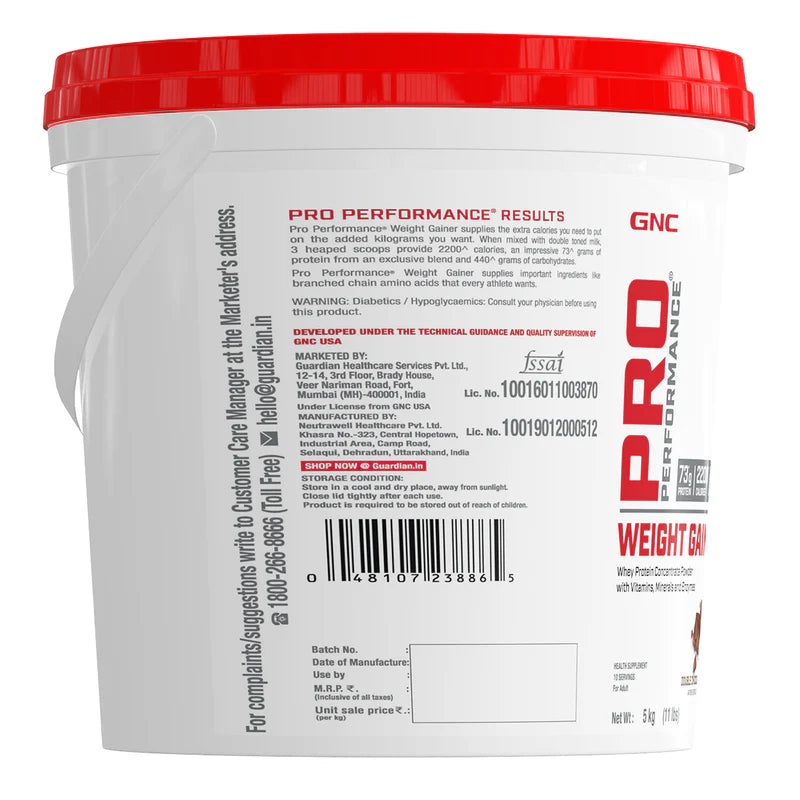 GNC Pro Performance Weight Gainer 5kg
