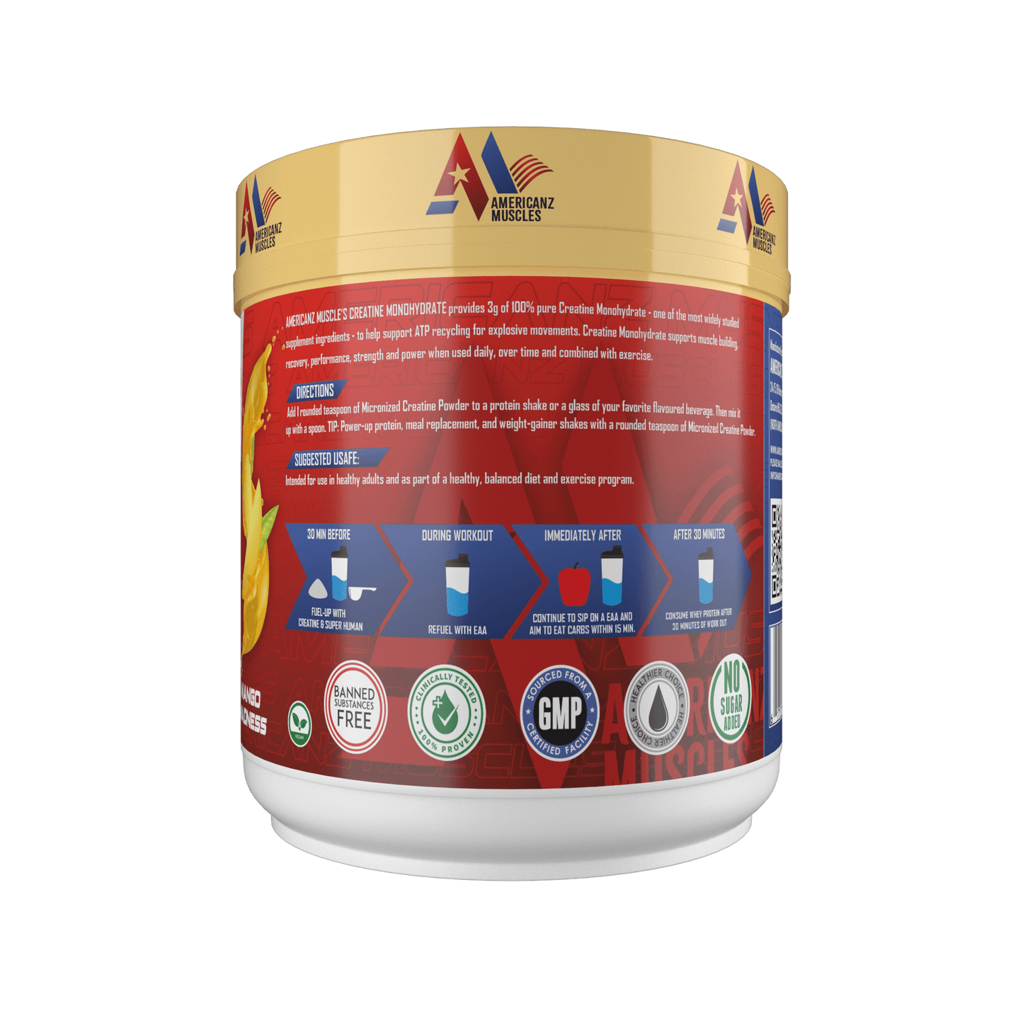 AMERICANZ MUSCLES EAA+ NOOTROPICS 8:1:1 300GM-17