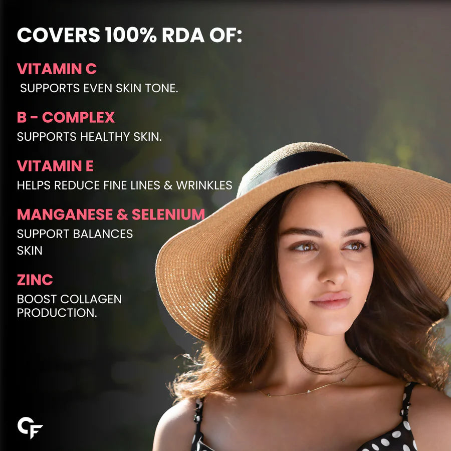 Carbamide Forte 100% Veg Collagen Builder, 90 Tablets | Plant Based Collagen Support Supplement for Skin & Hair-3