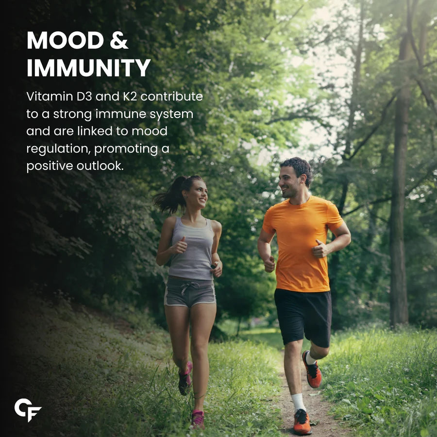 Carbamide Forte Vitamin D3 K2 | Supplement for Bone & Heart Health | 120 Veg Tablets - 5