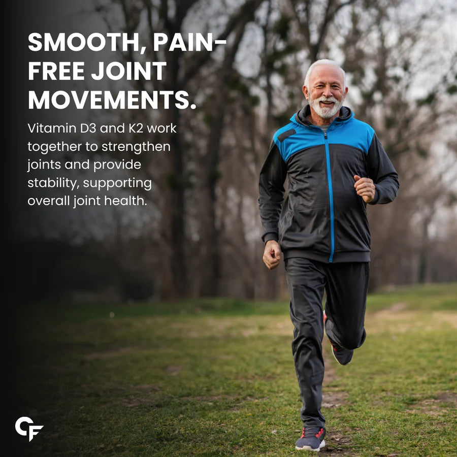 Carbamide Forte Vitamin D3 K2 | Supplement for Bone & Heart Health | 120 Veg Tablets - 7