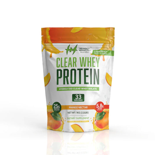 Hungry Muscles Clear Whey Protein Isolate 33 Servings 1KG