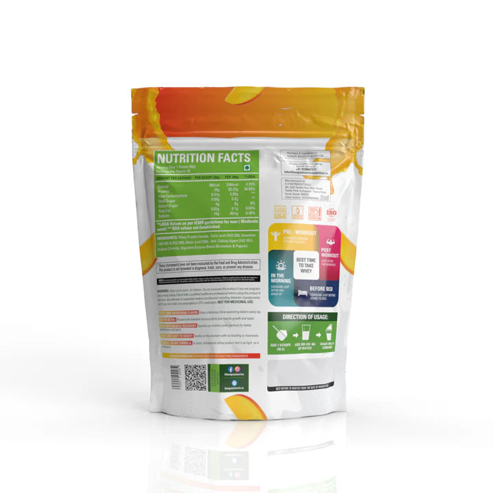 Hungry Muscles Clear Whey Protein Isolate 33 Servings 1KG