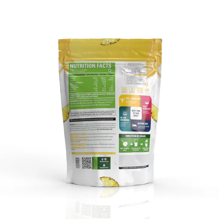 Hungry Muscles Clear Whey Protein Isolate 33 Servings 1KG