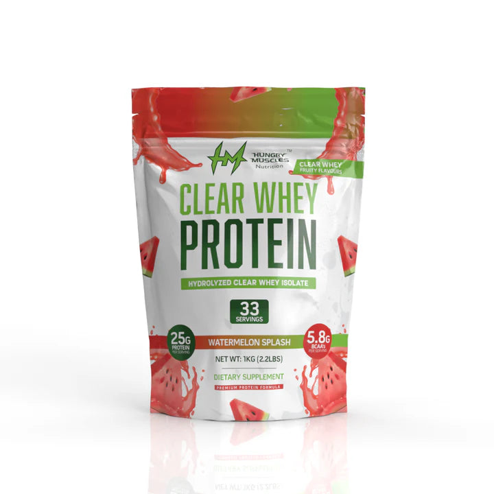 Hungry Muscles Clear Whey Protein Isolate 33 Servings 1KG