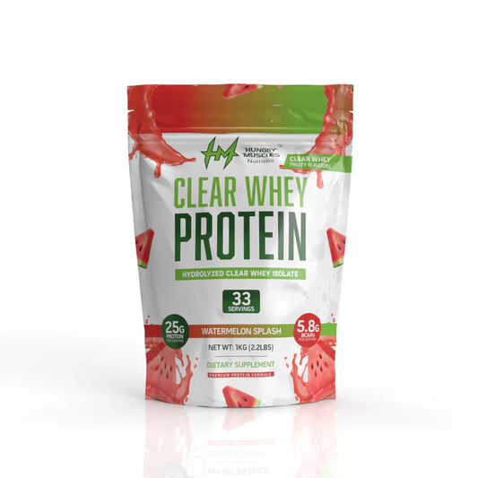 Hungry Muscles Clear Whey Protein Isolate 33 Servings 1KG