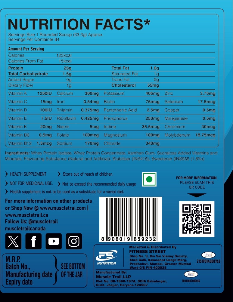 FS NUTRITION EVERYDAY 100 % WHEY PROTEIN-4
