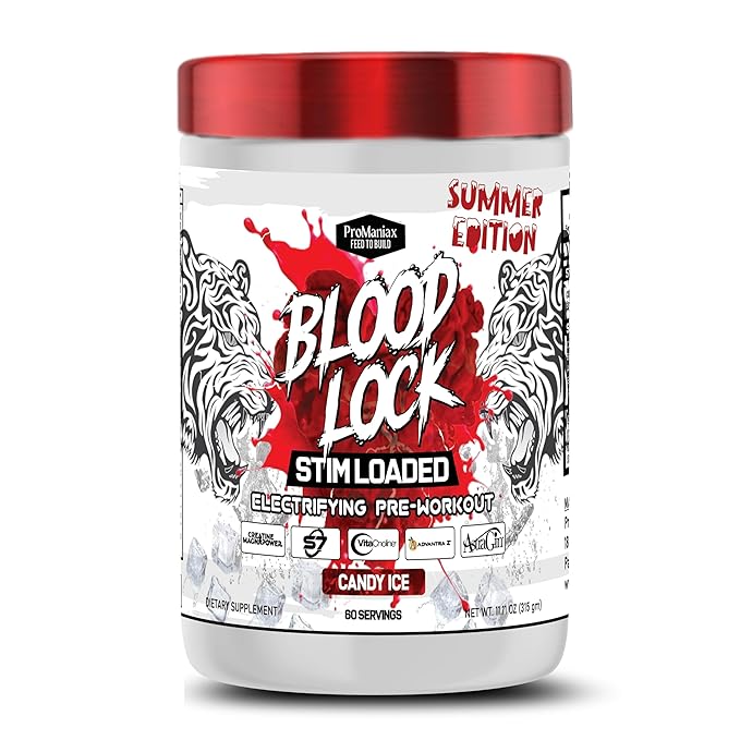 Blood Lock Pre-Workout Powder for Energy & Focus