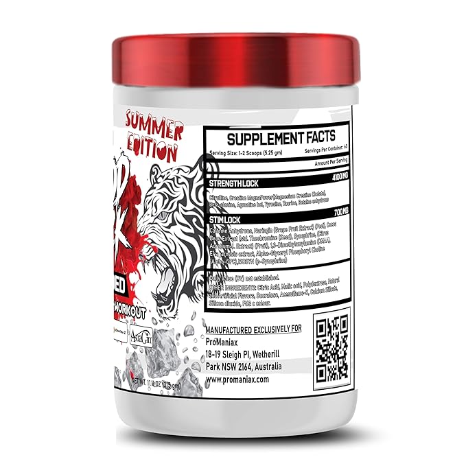 Blood Lock Pre-Workout Powder for Energy & Focus