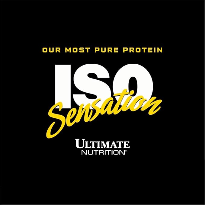 Ultimate Nutrition Iso Sensation Whey Protein – 5 Lbs – Chocolate Fudge – Lean Muscle Support