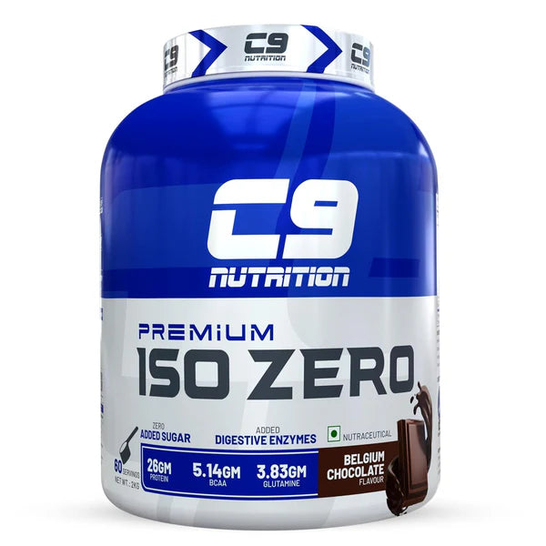C9 Nutrition ISO Zero chocolate protein tub
