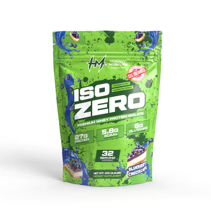 Hungry Muscles ISO ZERO Whey Protein Isolate 1Kg 32 Servings