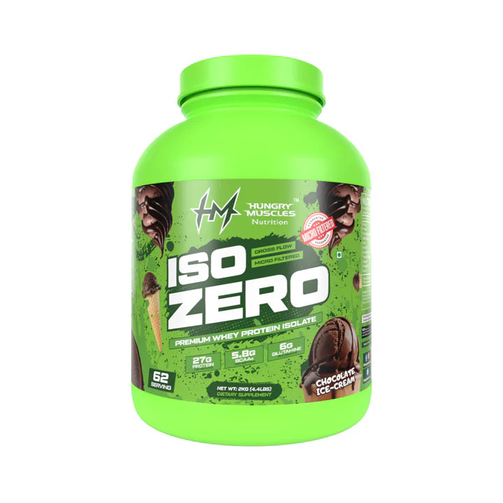 Hungry Muscles ISO ZERO Whey Protein Isolate 2Kg 62 Servings