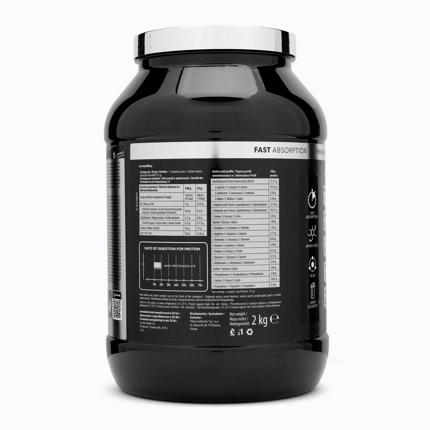 Kevin Levrone Levro Iso Whey Protein 2kg-3