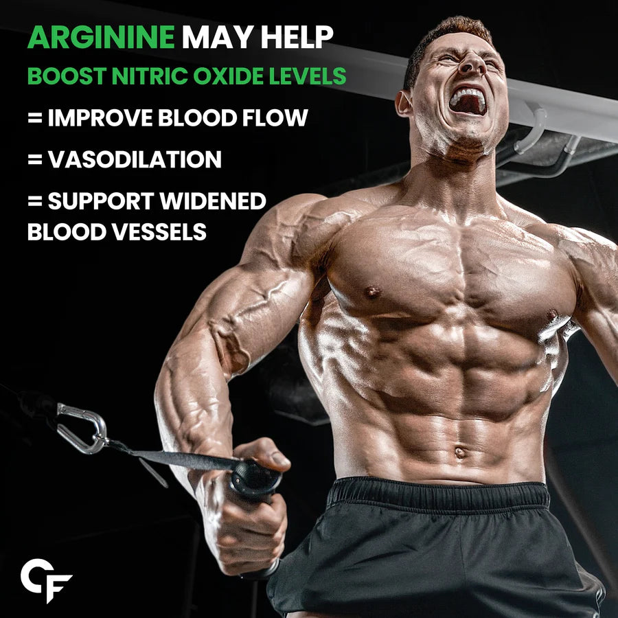 Carbamide Forte L-Arginine 1000mg Supplement – 120 Capsules for Energy and Blood Flow