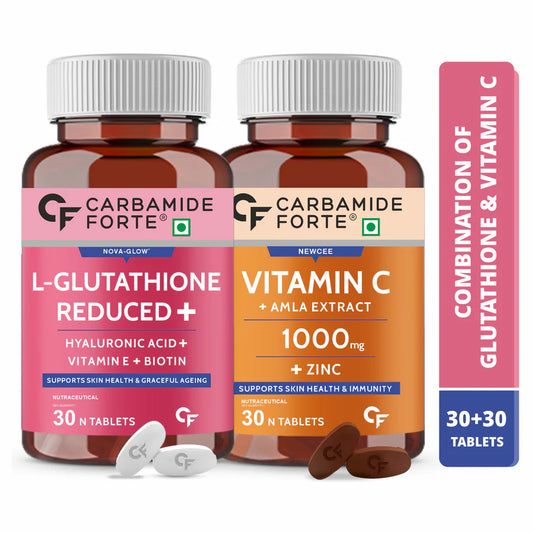 Carbamide Forte L-Glutathione 500mg with Vitamin C – Skin Brightening Tablets