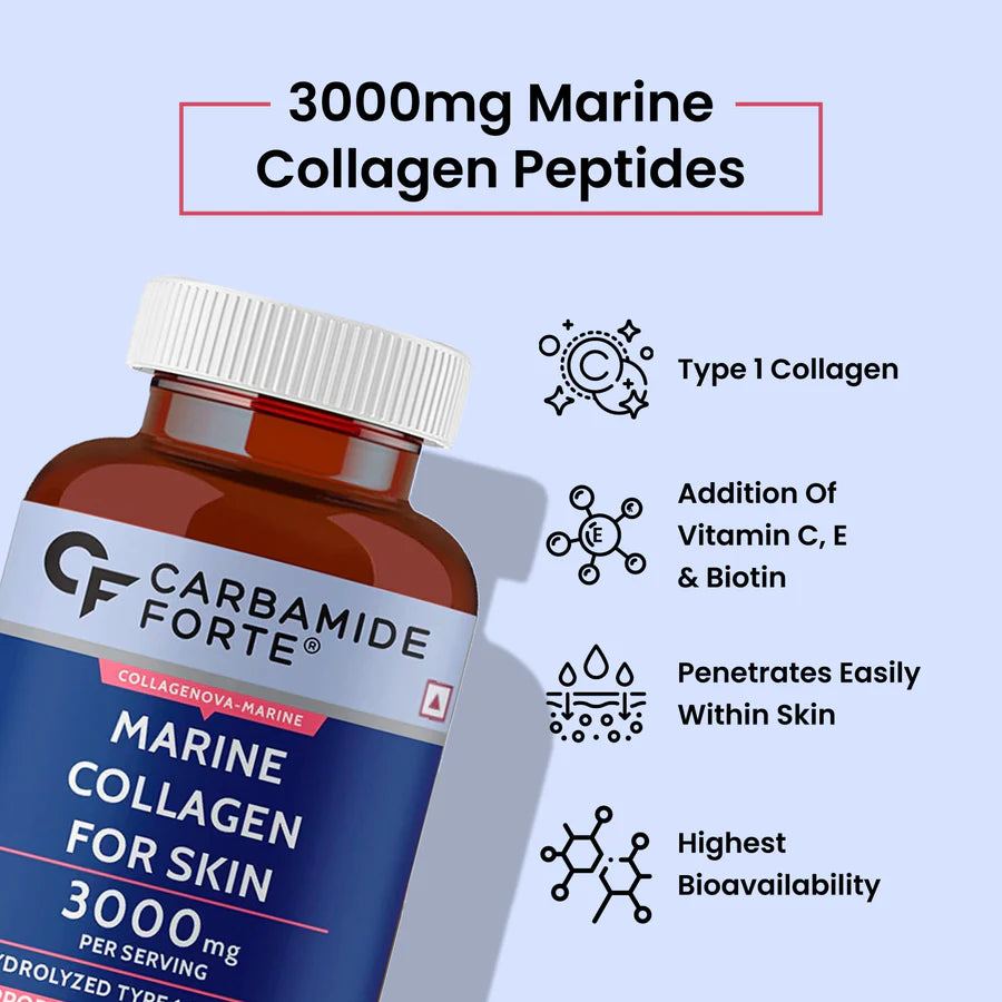 Marine Collagen Supplement – Carbamide Forte – 90 Tablets