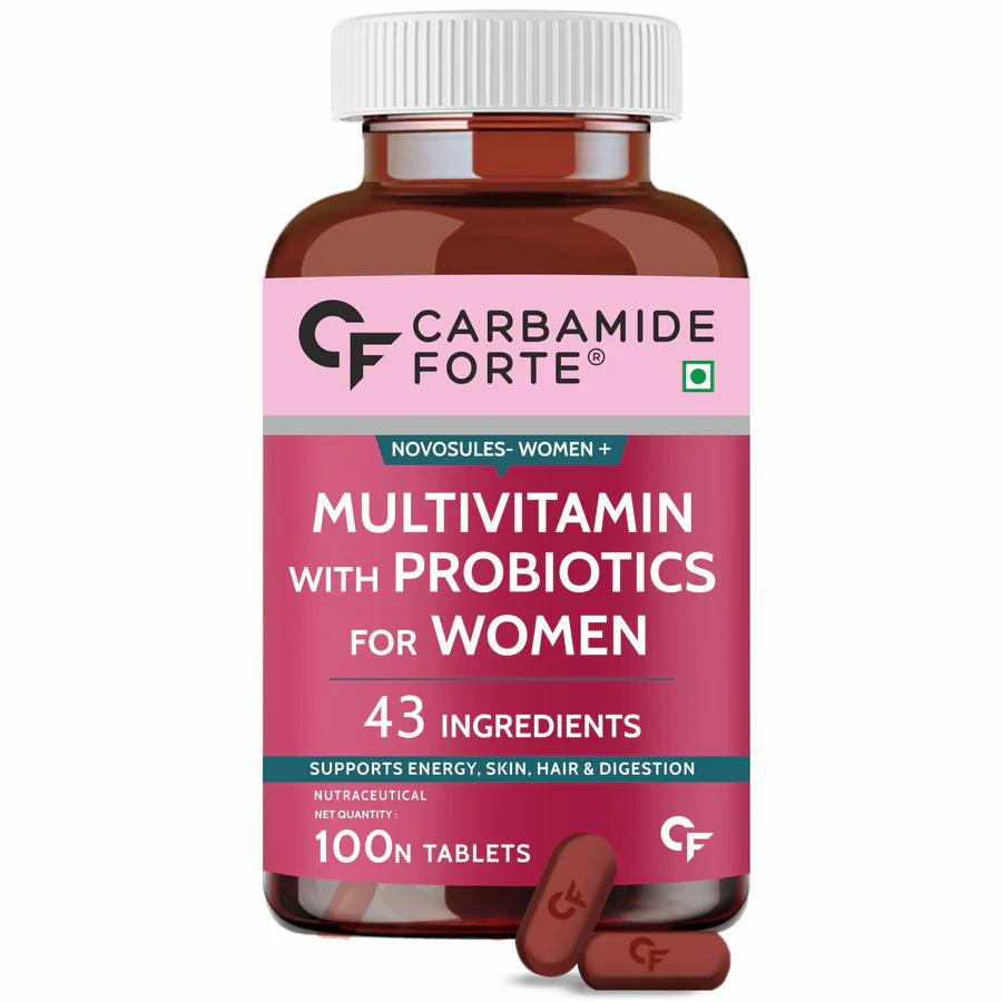 Carbamide Forte Multivitamin for Women – 100 Tablets – Health, Energy & Immunity Support