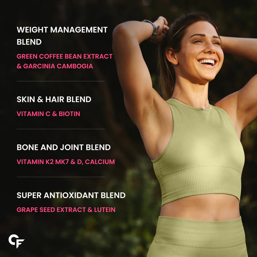 Carbamide Forte Multivitamin for Women – 100 Tablets – Health, Energy & Immunity Support