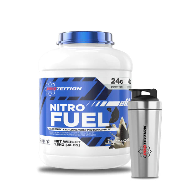 Proteition Whey Protein for Lean Muscle Building – Nitro Fuel 4 Lbs Jar