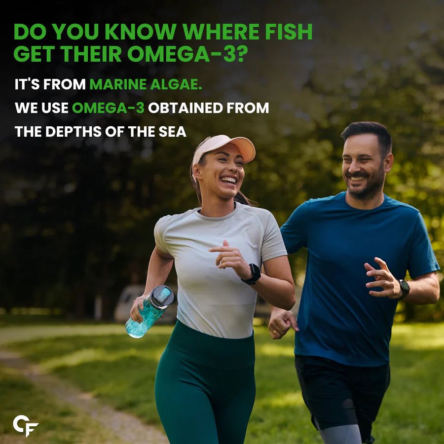 Carbamide Forte Veg Omega 3 – 1000mg – Heart & Brain Health – 60 Tablets