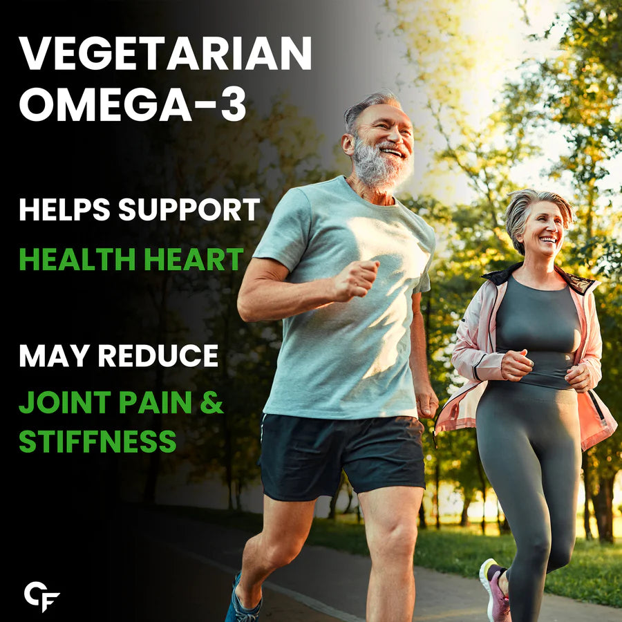 Carbamide Forte Veg Omega 3 – 1000mg – Heart & Brain Health – 60 Tablets