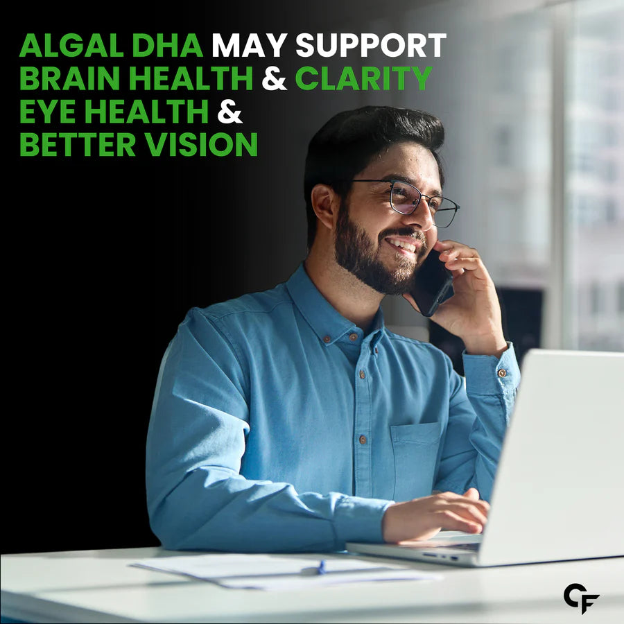 Carbamide Forte Veg Omega 3 – 1000mg – Heart & Brain Health – 60 Tablets