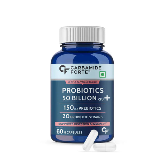 Carbamide Forte Probiotics Supplement – 60 Capsules – Gut Health & Immunity