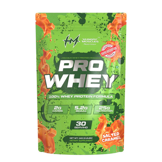 Hungry Muscles Pro Whey Protein 1KG 30 Servings Supplement