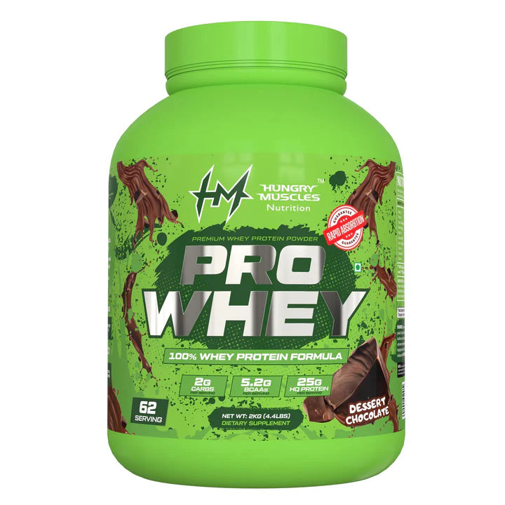 Hungry Muscles Pro Whey Protein 2KG – 62 Servings