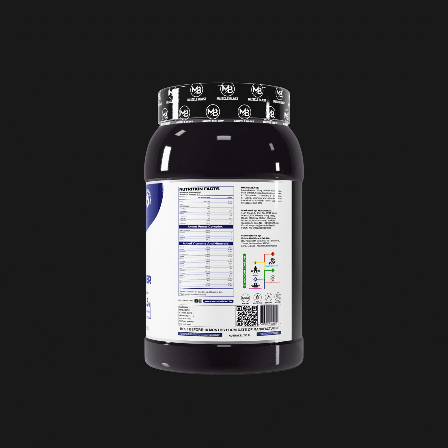 Muscle Blast Pro Mass Gainer