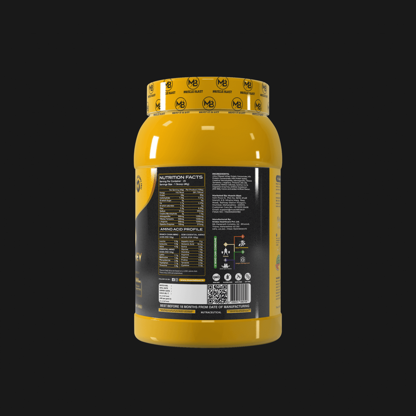 Muscle Blast Nitro Whey