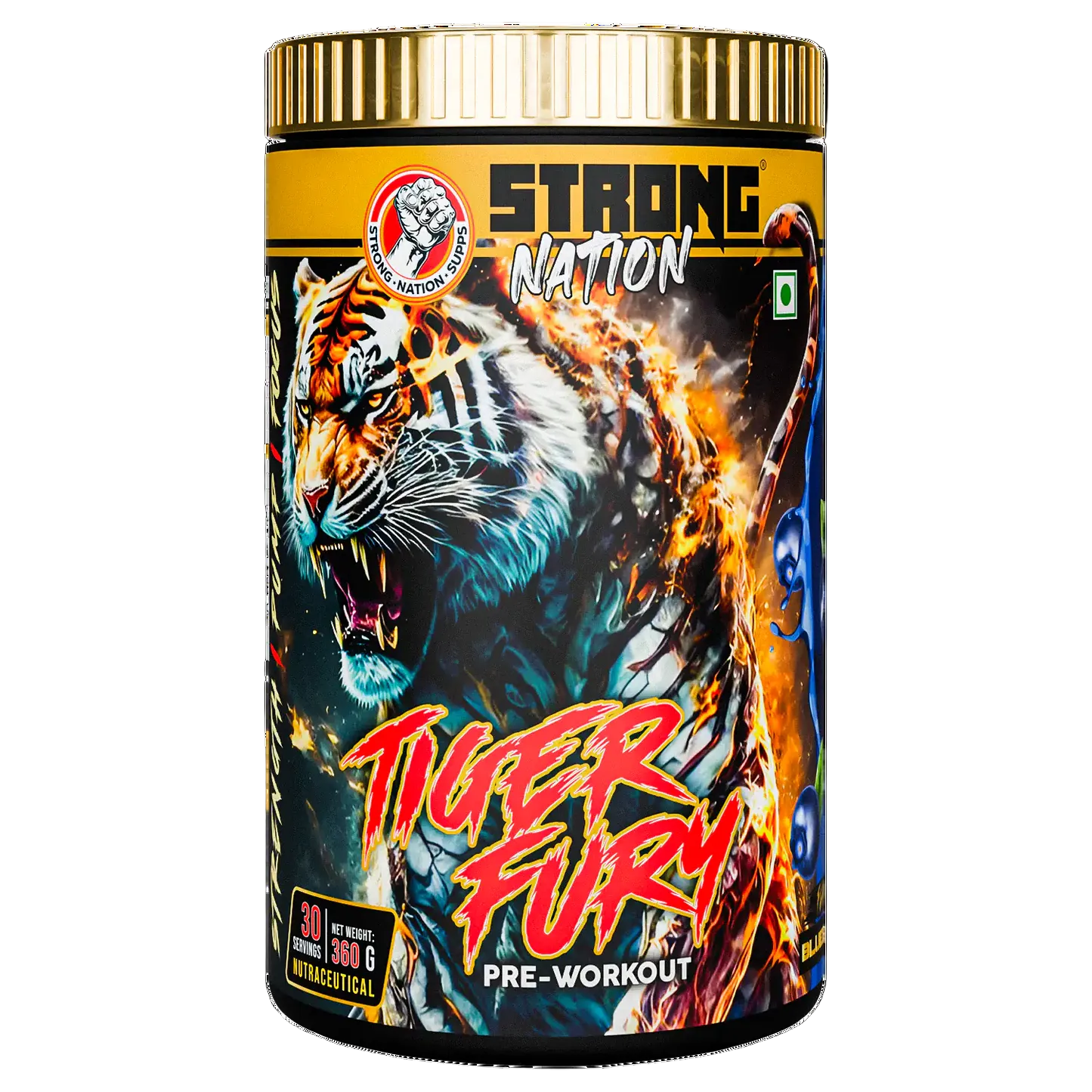 Strong Nation Tiger Fury Pre Workout