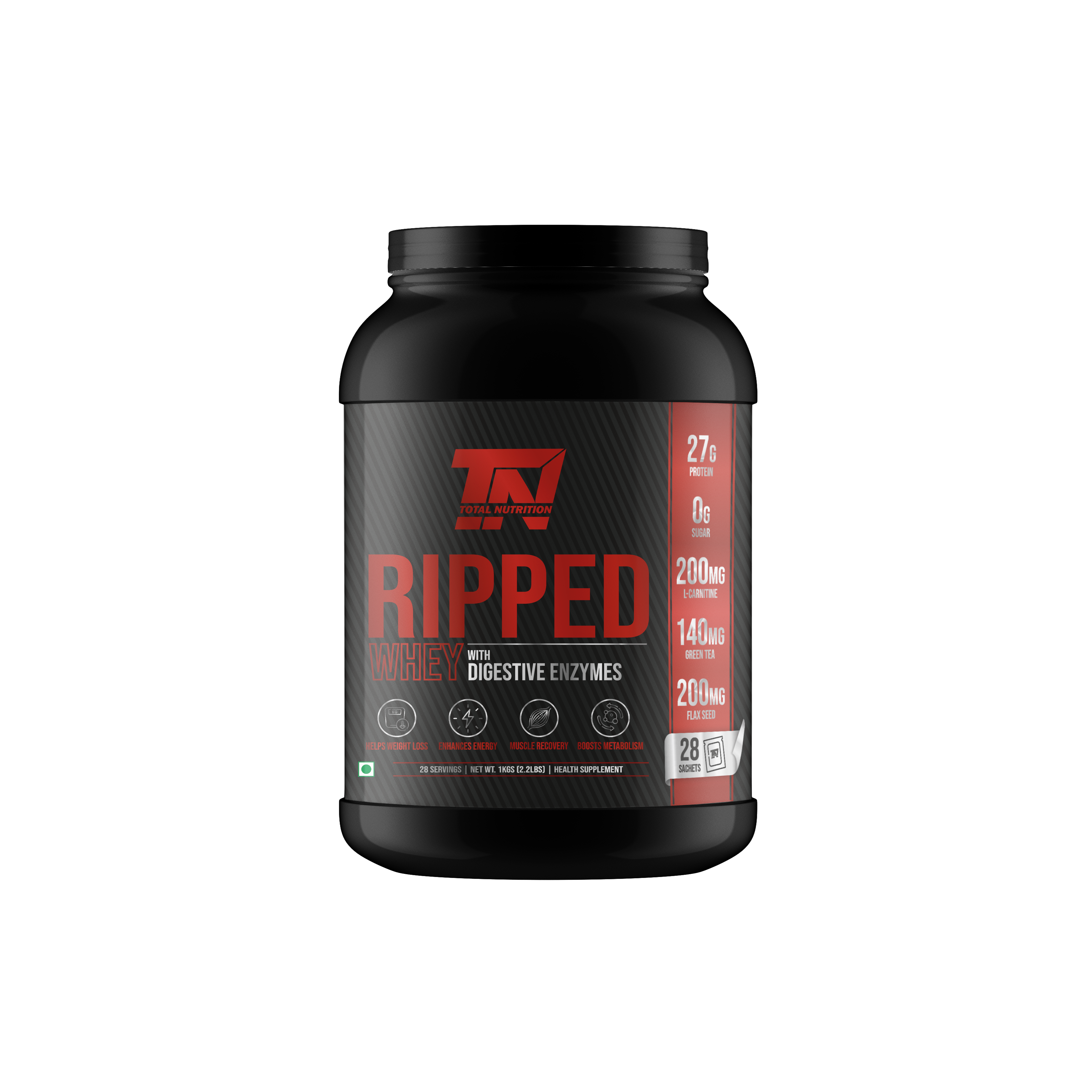 Total Nutrition Ripped Whey