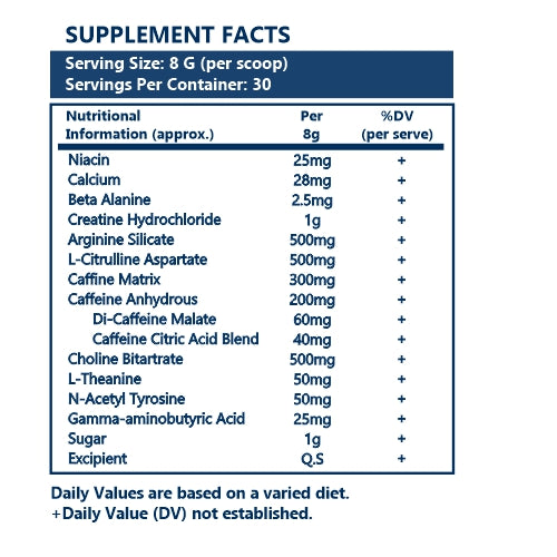TOTAL NUTRITION BRAIN FREEZE PRE-WORKOUT 240 GMS-3