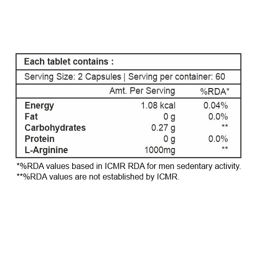 TOTAL NUTRITION L-ARGININE 60 CAPSULES-2