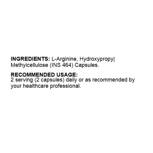 TOTAL NUTRITION L-ARGININE 60 CAPSULES