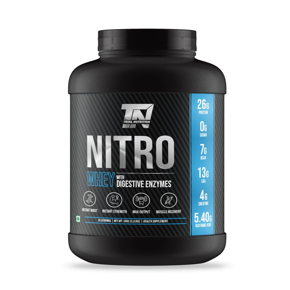 Total Nutrition Nitro Whey 4.4 Lbs