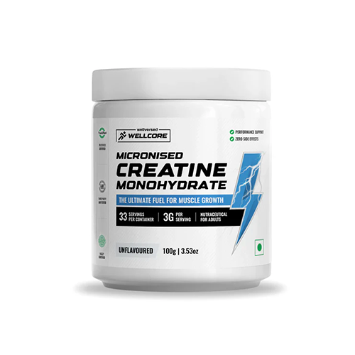 Wellcore Micronized Creatine – Pure Creatine Monohydrate for Strength & Muscle Gain
