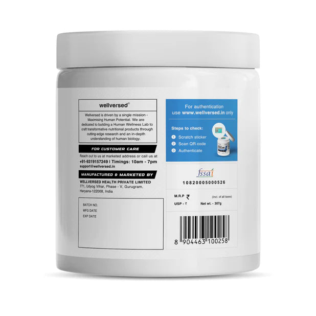 Wellcore - Pure Micronised Creatine Monohydrate | Kiwi Kick (307G, 83 Servings)-3