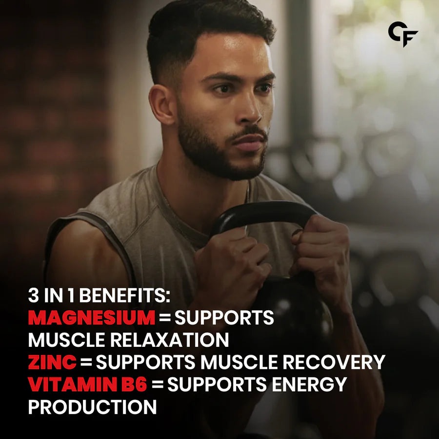 Carbamide Forte ZMA and Zinc Supplement – 60 Tablets – Men’s Strength & Sleep